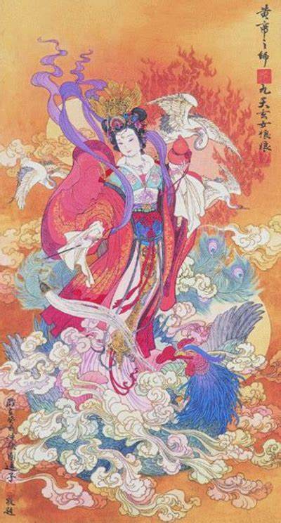 五行娘娘|九天玄女（中国古代神话中的女神）